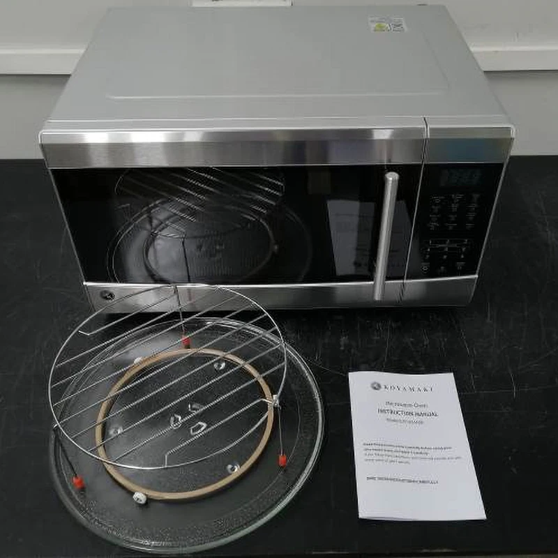 42L Large Capacity 1100W Commercial Microwave Rated Output 315mm Glass Turntable  Grill Microwave Oven