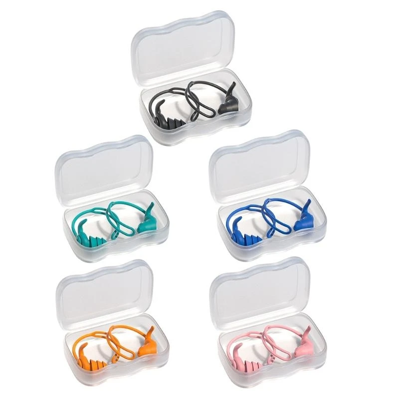 

J0MB Silicone Noise Cancelling Earplugs for Sleep Surfing Swimming Travel Comfortable Fit for Sensitive Sleepers and Students