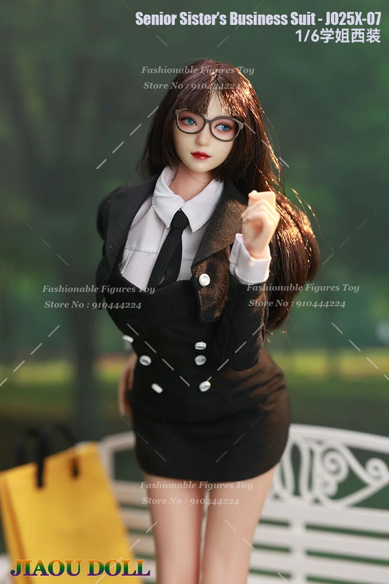 

JO25X-07 1/6 Женские солдатские подтяжки ‌ Платье Тонкое платье-рубашка ‌ Пальто Деловой костюм секретарши и сестры ‌ Подходит для 12-дюймовой фигурки