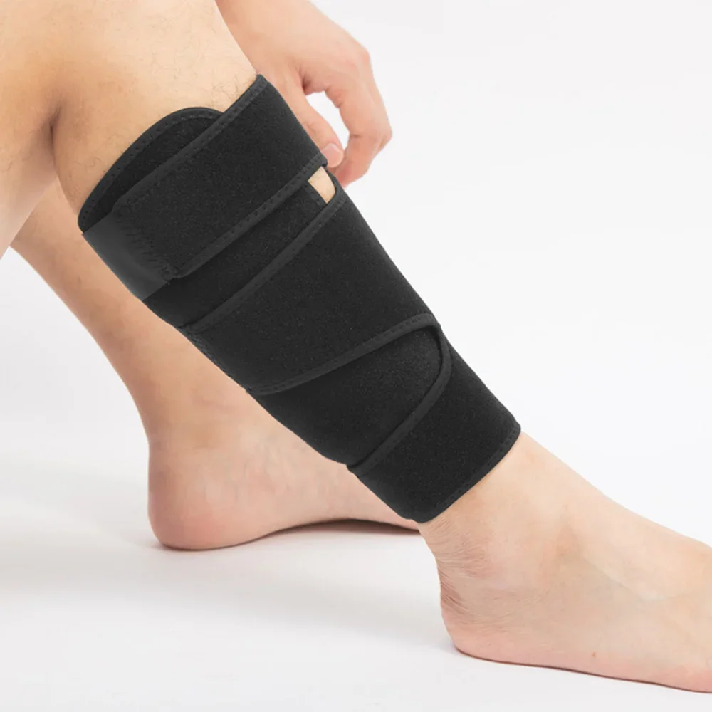 1pcs Soft Calf Brace Neoprene Calf Sleeve Shin Splint Support Lower Leg Compression Wrap Increases Circulation Muscle Swelling