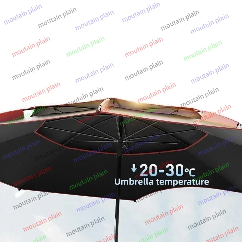 Large Universal Cane Fishing Umbrella UV Umbrella Outdoor Sun Protection Camping