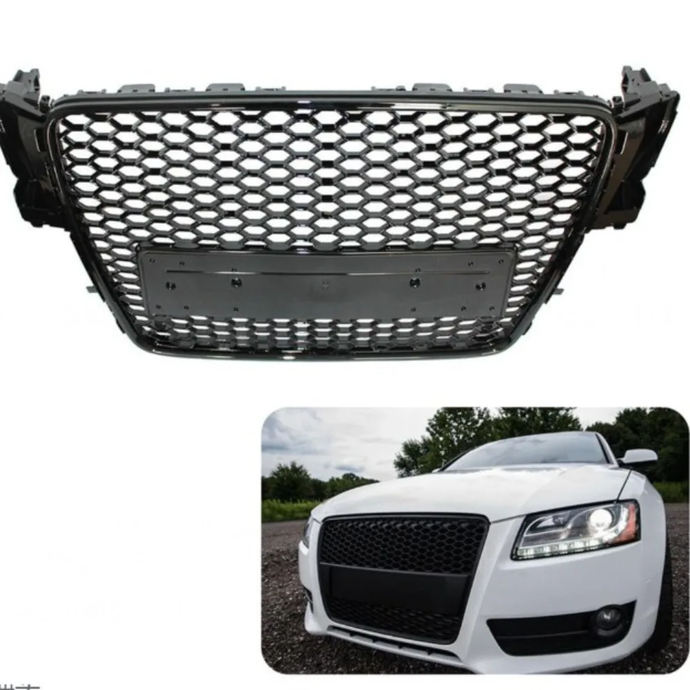 

Suitable for Audi A5 B8 RS5 2008-2011 Front Bumper Medium Grid Grille Ventilation Mesh Without Standard