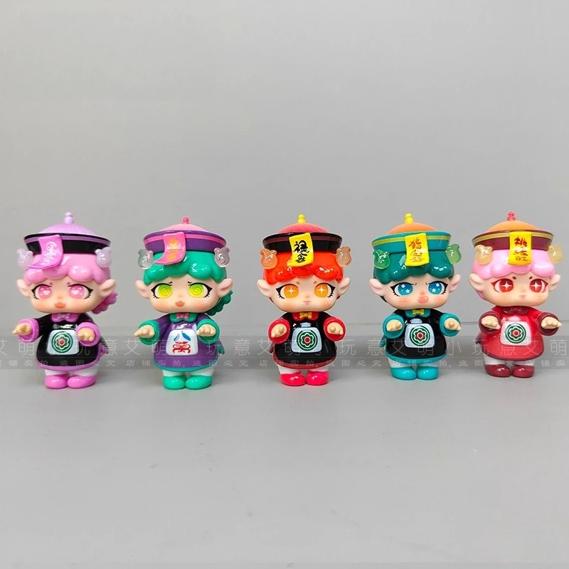100% Genuine Migo Happy Ghost Series Mini Blind Box Mystery Box Dolls Little Ghost Model Mini Toy Play Ornament Collection