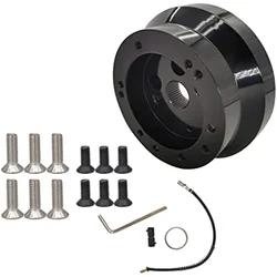 5 / 6 Hole Steering Wheel Hub Adapter Installation Kit Compatible with GMC Chevy Pontiac Truck Pickup