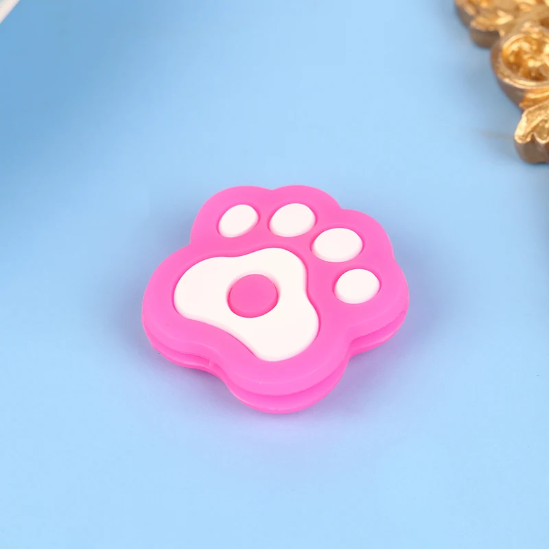 1Pc Cartoon Cat Paw Shape Tennis Racket Vibration Dampeners Silicone Tennis Racquet Shock Absorber Anti-vibration Accessories