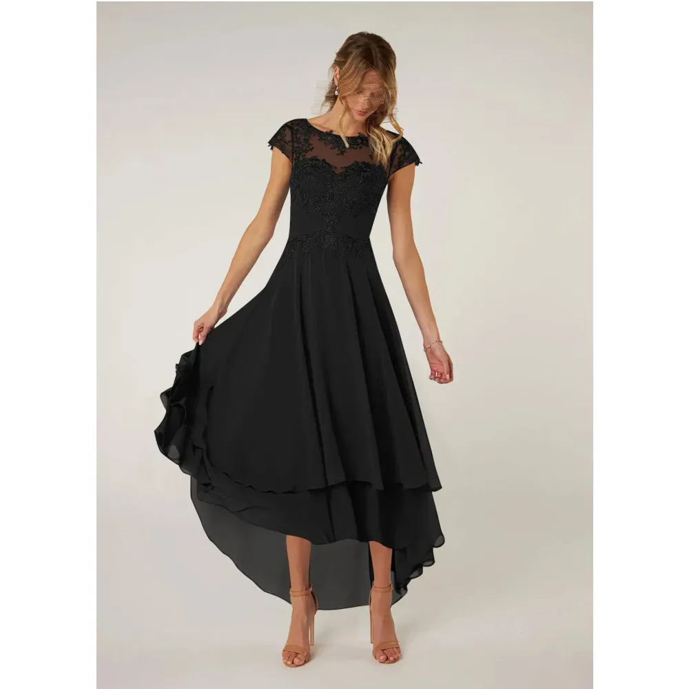 

Evening Dresses Women A-line Chiffon Black Elegant Party Dresses for Women 2024 New Formal New Cocktail Gown فساتين طويلة