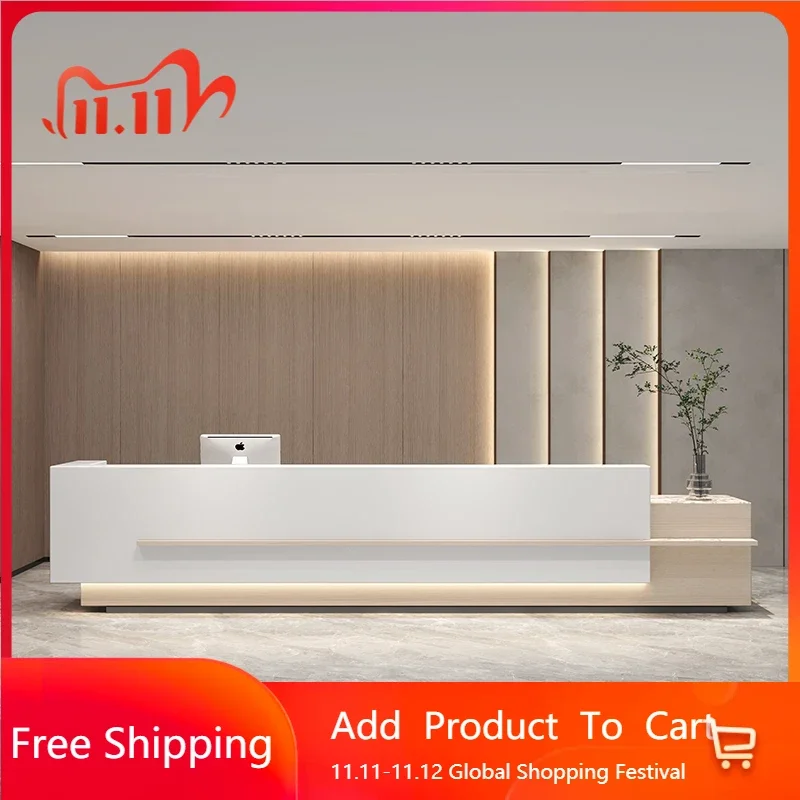 

Regale Reception Desk Atril Wall Table Reception Salon Desks Computer Office Chairs Cash Register Cash Tisch Trendy Furniture