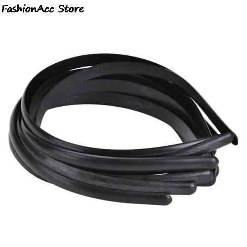 Wholesales 10pcs/lot Plain Lady Plastic Hair Band Headbands NO Teeth Headwear Girl  White Black Hair DIY Tool Accessories