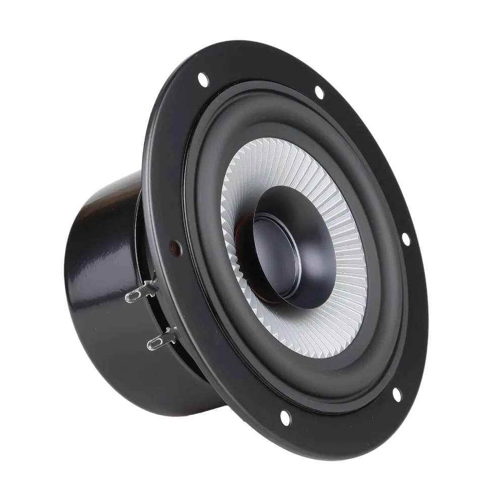 MW Audio 1 Stück 4" Tieftöner 8 Ohm 30W, Doppelmagnet 25mm Spule Langhub-Abgeschirmt 125mm – Detail 4