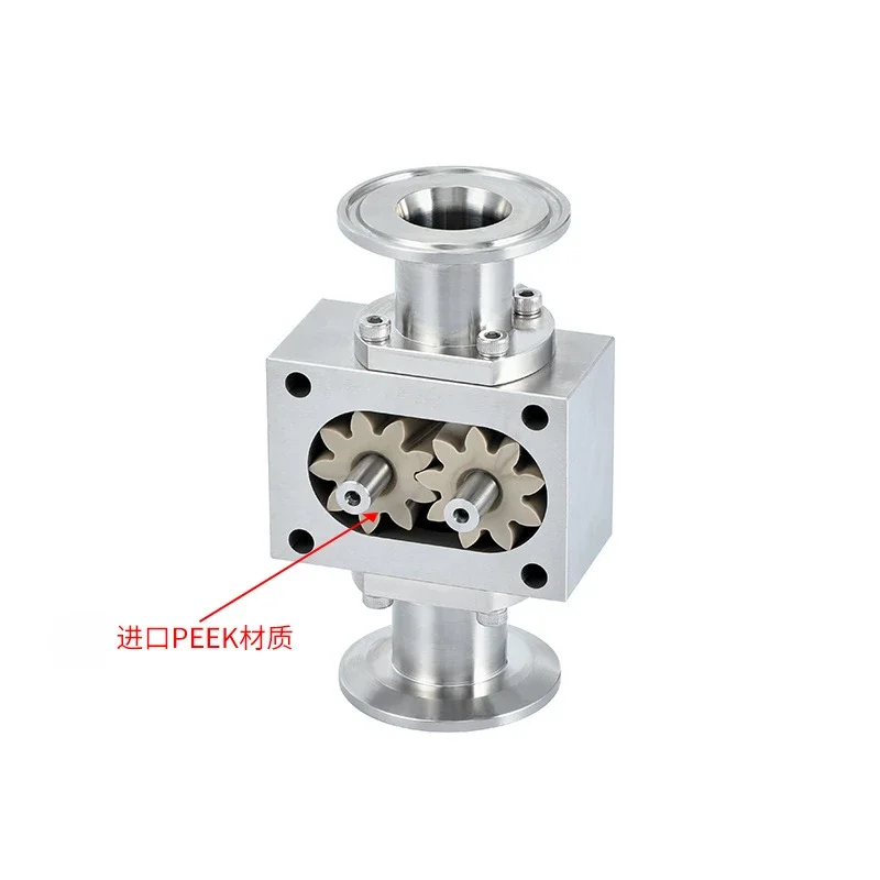 GP-012L stainless steel filling machine miniature gear pump self-priming high temperature magnetic rotor corrosion-resistant