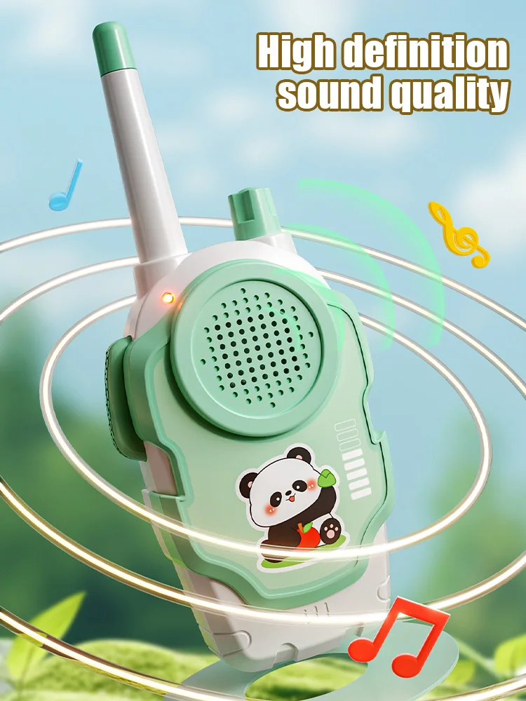 2Pcs Wallkie Talkie Toy 1500M Long-range Communication Children Radio Mobile  Phone Speaker Talking Toys For Kids Birthday Gift