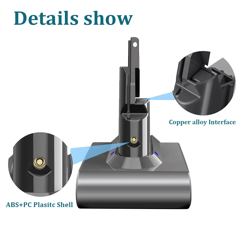 Dla Dyson V10 odkurzacz akumulator litowo-jonowy 25.2V 6000mA dla Dyson V10 SV12 czystsze RH-10 nowy wymienna bateria 6.0Ah