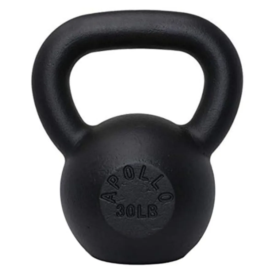 أجراس Kettlebells من الحديد الزهر الصلب سعة 30 رطل مثالية لتدريب قوة صالة الألعاب الرياضية المنزلية وبناء العضلات مع تصميم متين لفعال