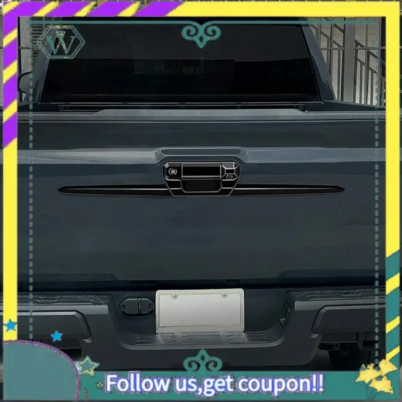 

Upgraded Car Rear Tailgate Trim Strips Trunk Handle Trim Strips For Toyota TACOMA 2024 Tailgate Decoration Stickers