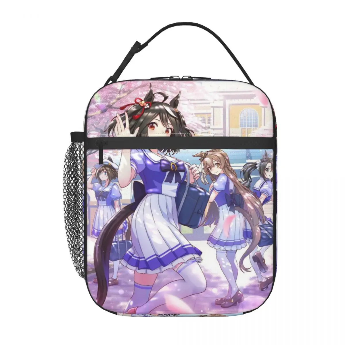 أوما موسومي بريتي ديربي معزول أكياس الغداء تخزين عبوة الطعام المحمولة برودة صندوق الغداء الحراري للسفر #3