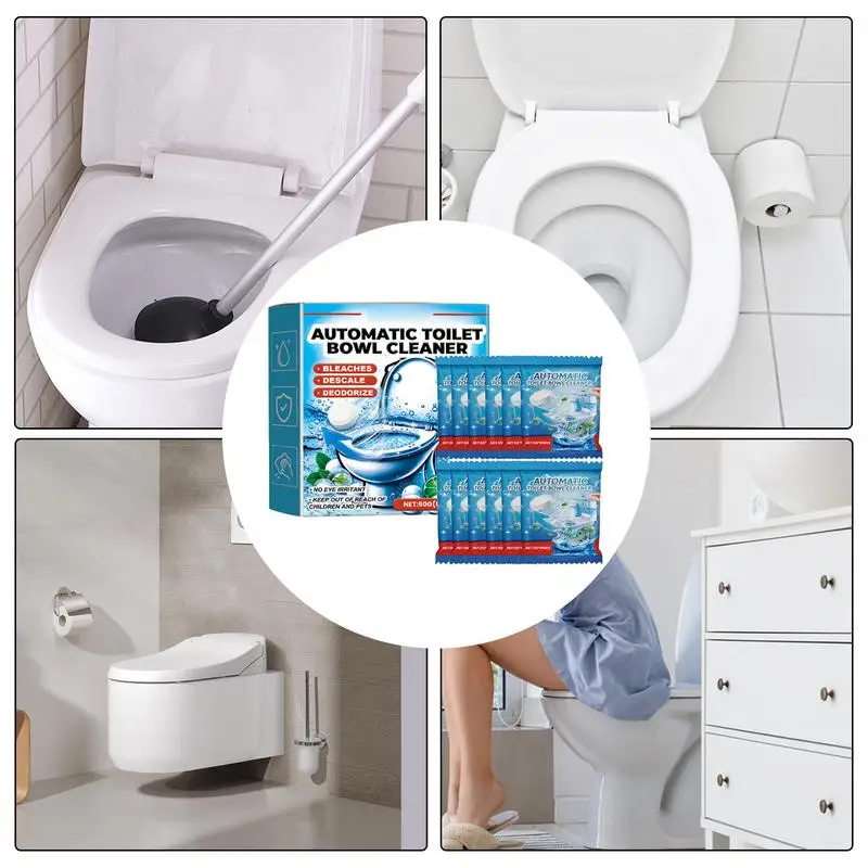 Toiletreiniger Tabletten Wc Reinigingstabletten 12 Stuks Automatische Toiletpot Reiniger Langdurige Toiletontgeurreiniger Voor