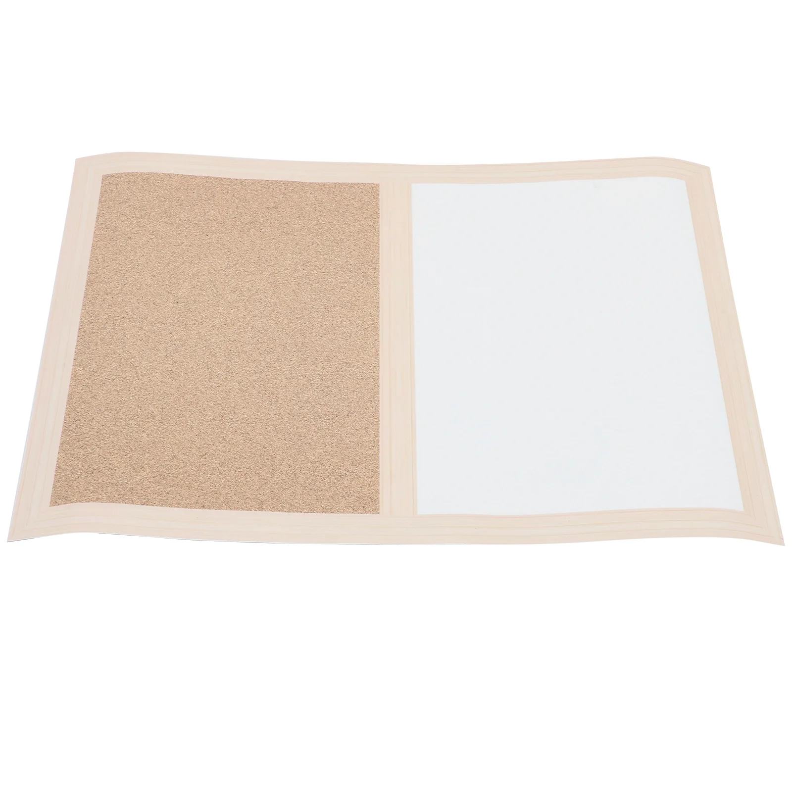 لوحة الفلين السبورة البيضاء كومبو خفيفة الوزن قابلة للتركيب على الحائط منظم رسائل مذكرة للمكتب والمنزل والفصول الدراسية والسبورة والمسح الجاف