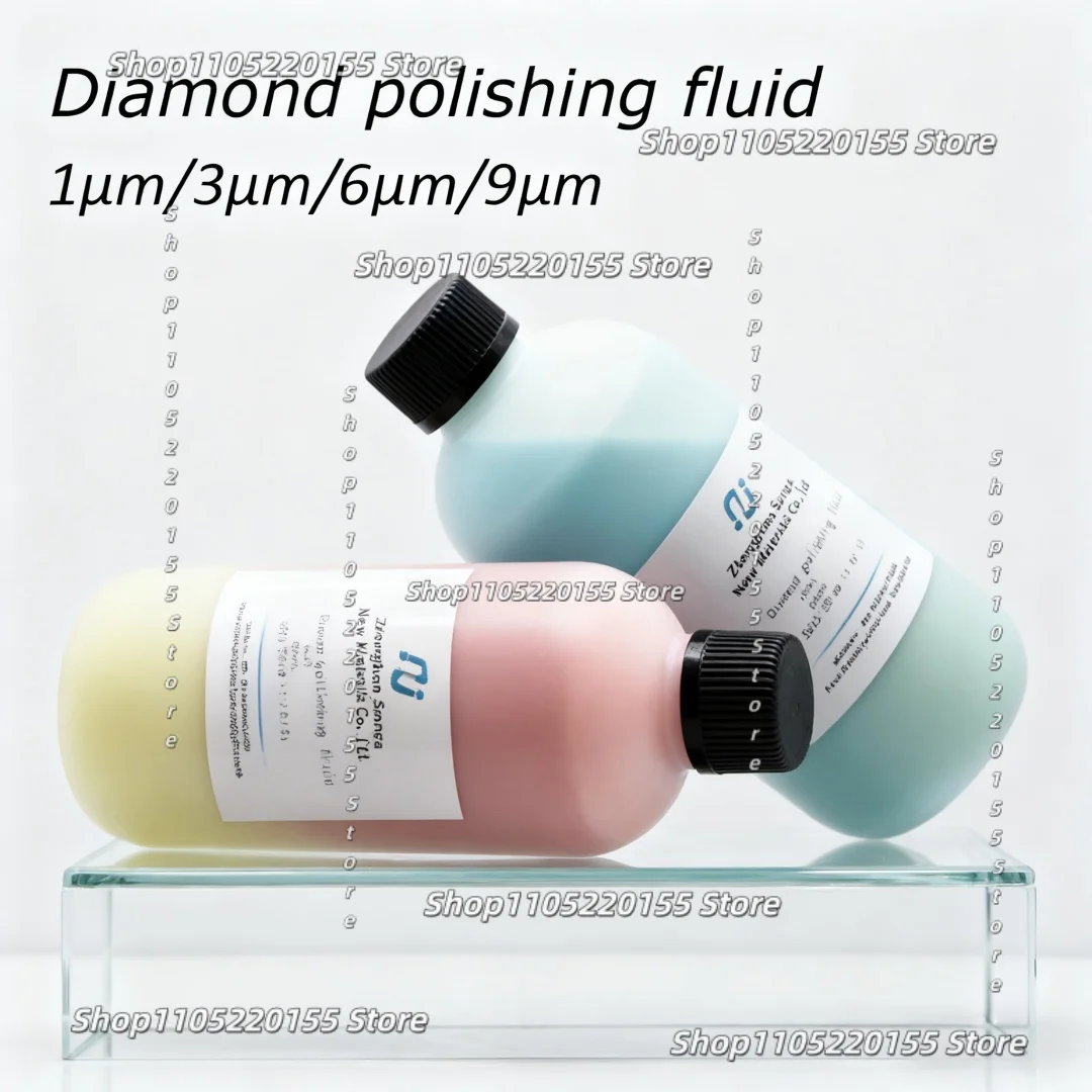 500ml Single Crystal Diamond Suspension Polishing Fluid Metallographic Sapphire Grinding Fluid for For Metal Jewelry Brightener