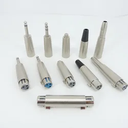 3pin XLR Male female to Microphone 1/4