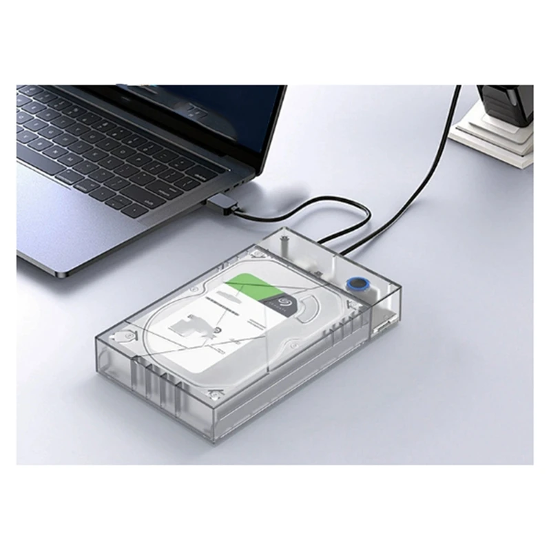 Hard Disk Casing 3.5Inch USB 3.0 Built-in HDD Casing, Suitable for Internal 3.5-Inch HDD Card EU Plug-ELEC