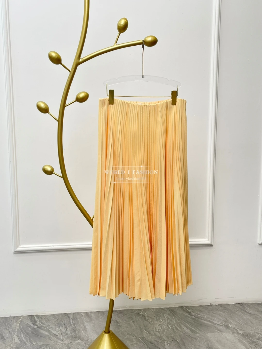 

2025 Новая женская плиссированная юбка-миди высшего качества