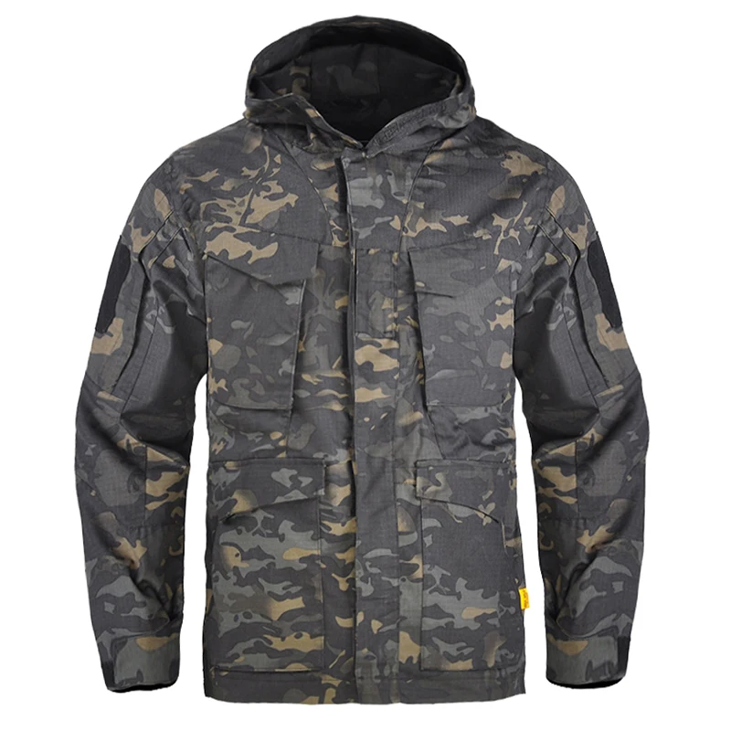 

Men Outdoor Hiking Jackets Hunting Combat Jacket Tactical Jacket Camping Clothes Windbreaker Waterproof Softair Climbing Coats