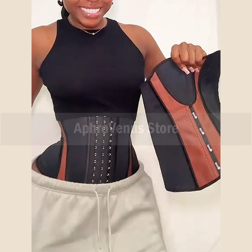 Waist trainer without Straps Body Shaping Waist Fat Reduction Adjustable Hook Eyes Seamless Waist Cincher Postpartum Belly Band