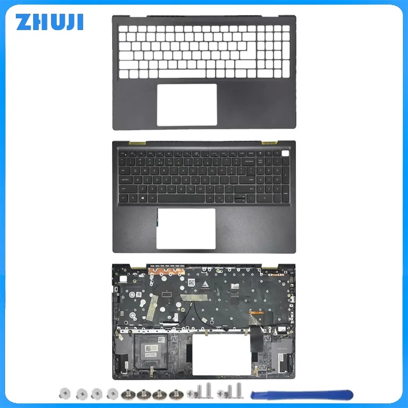 

for Vostro 5510 5515 V5510 V5515 New Laptop Palmrest Upper Case C Cover Shell with US Backlit Keyboard Case