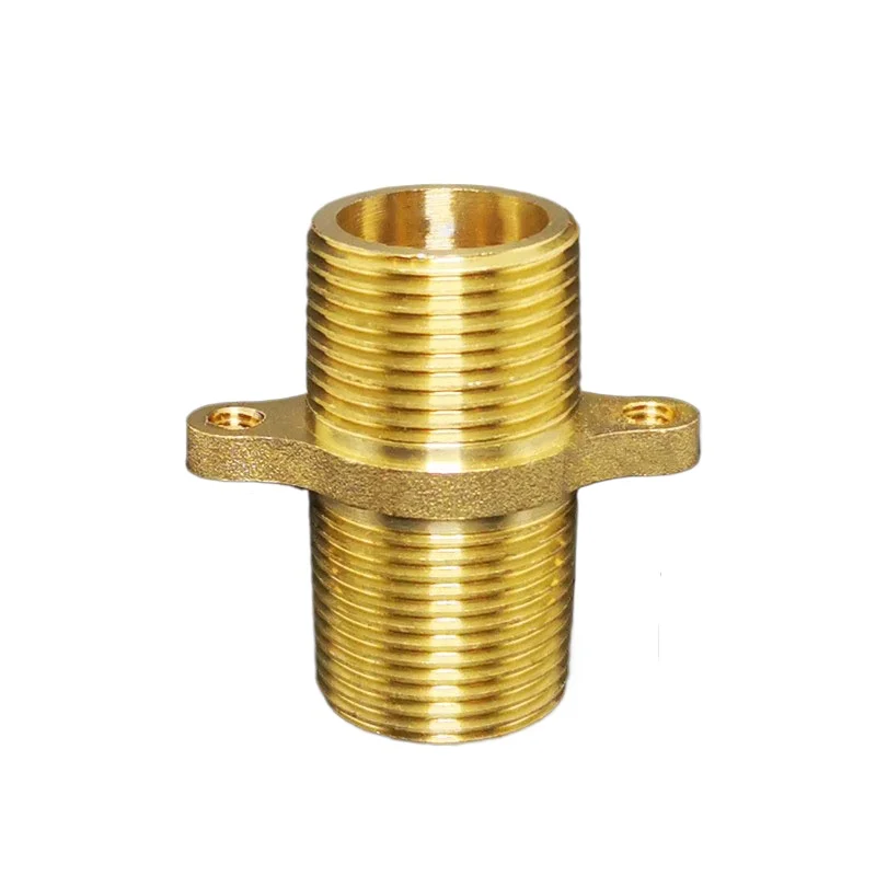 

G 1/2 "3/4" 1 "BSPP мужской шестигранный ниппель латунный фитинг для трубный соединительный адаптер с монтажными отверстиями вода газ масло воздух