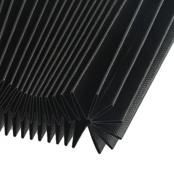 130-300MM CNC Machine Guard Dust Cloth Three-proof Cloth Milling Machine Flexible Protective Flat Accordion Bellows Cover Tool
