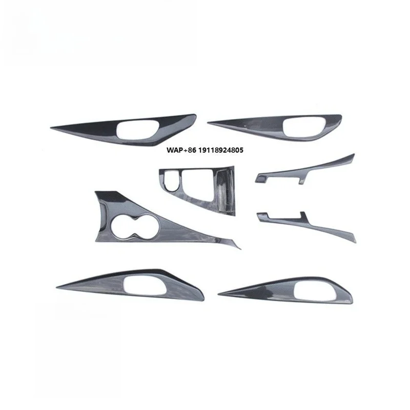 

Trade Assurance Dry Carbon Fiber Interior Trim Kit Fit for 2014-2015 Q50 Sedan LHD Interior Trim Cover Kit