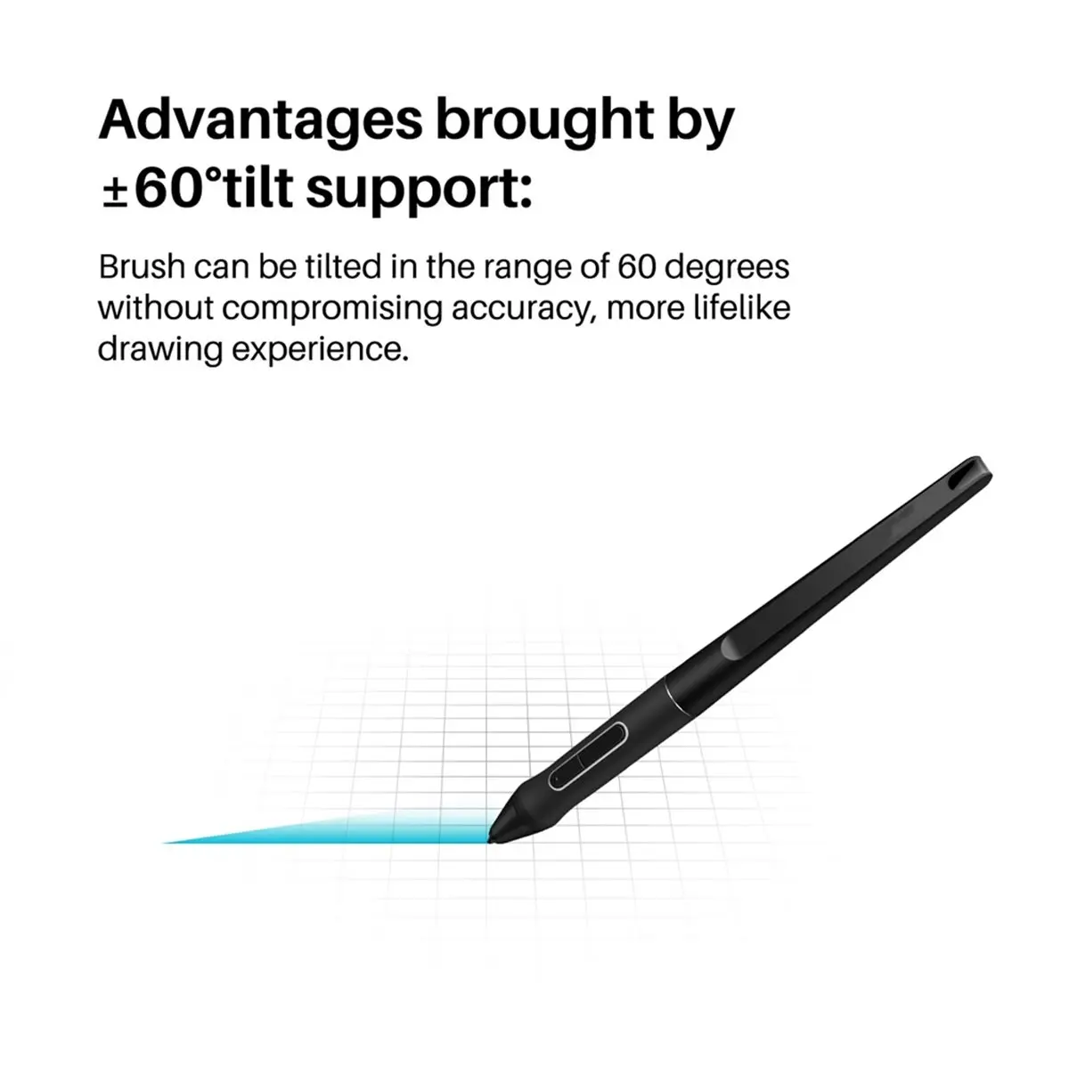 A10I Stylus Pen for PW517 8192 Levels Battery-Free Pen for Pen Tablet Monitor for 13/22/22 Plus/ Pro 24