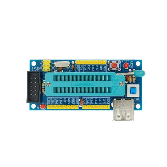 ATMEGA8 ATMEGA48 ATMEGA88 Development Board AVR (No Chip) DIY Kit Micro Smallest System SUNLEPHANT