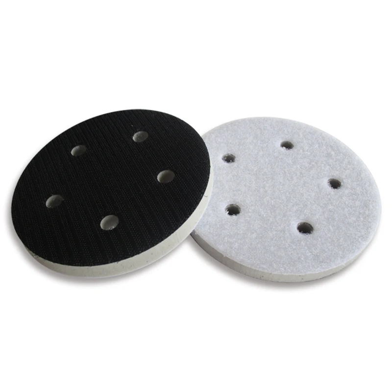 1/3/5pcs High-Density Interface Pad 5Inch 5Hole Hook Loop Sponge Cushion Buffer Backing Pad 125mm for Uneven Surface Polishing
