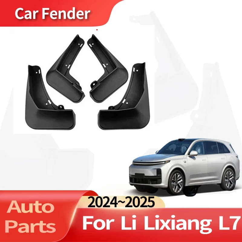 

Auto Accessories For Li Lixiang L7 2024 2025 Lining Car Fender Anti-sand Splash Mud Guard Skin Punch-free Installation Car Tools