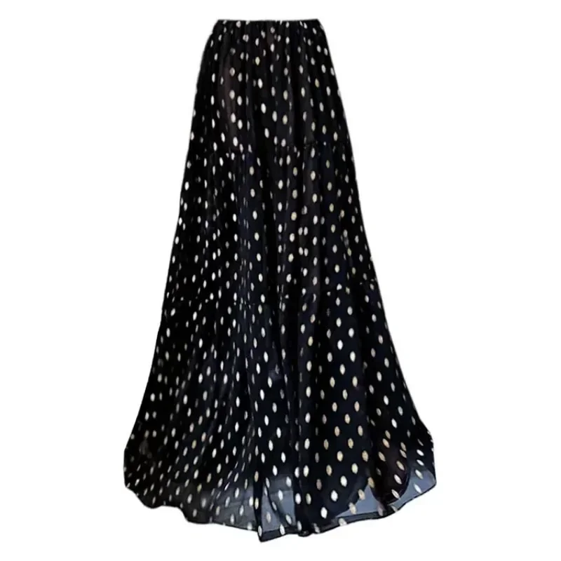 Deep V Retro Polka Dot Print One-piece Swimwear Set for Women2025 New Swimsuit Hot Item