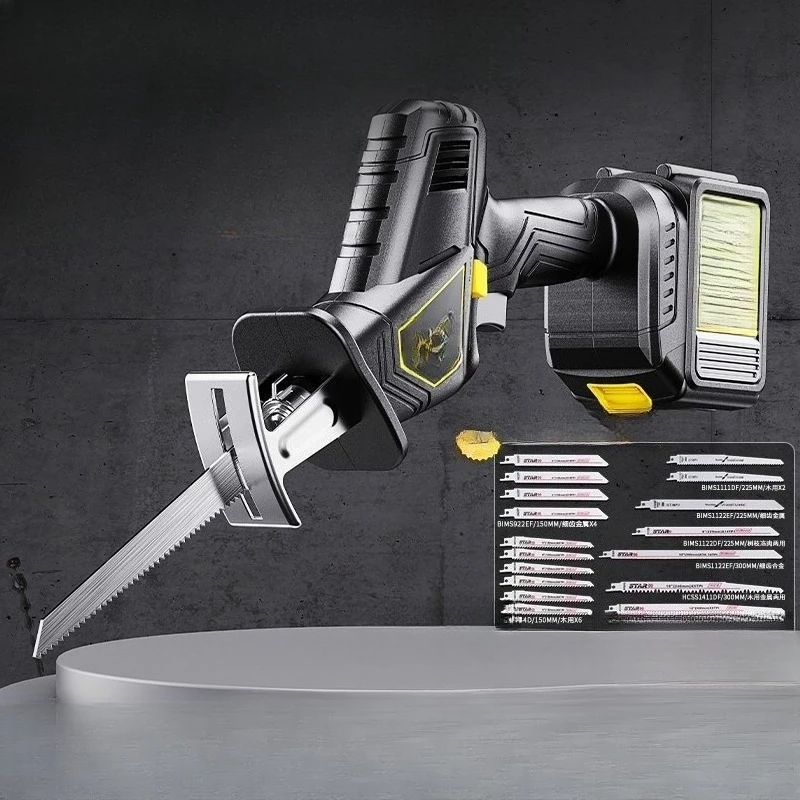 

Saw lithium battery high power chainsaw rechargeable reciprocating saw household handheld