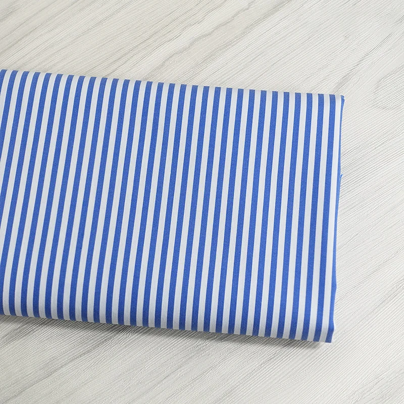 40S Stripe Series Printed Stretch Fabric 145cm Wide Quilted children\'s Fabric DIY Sewing women\'s men\'s Fat Baby Clothes Fabric