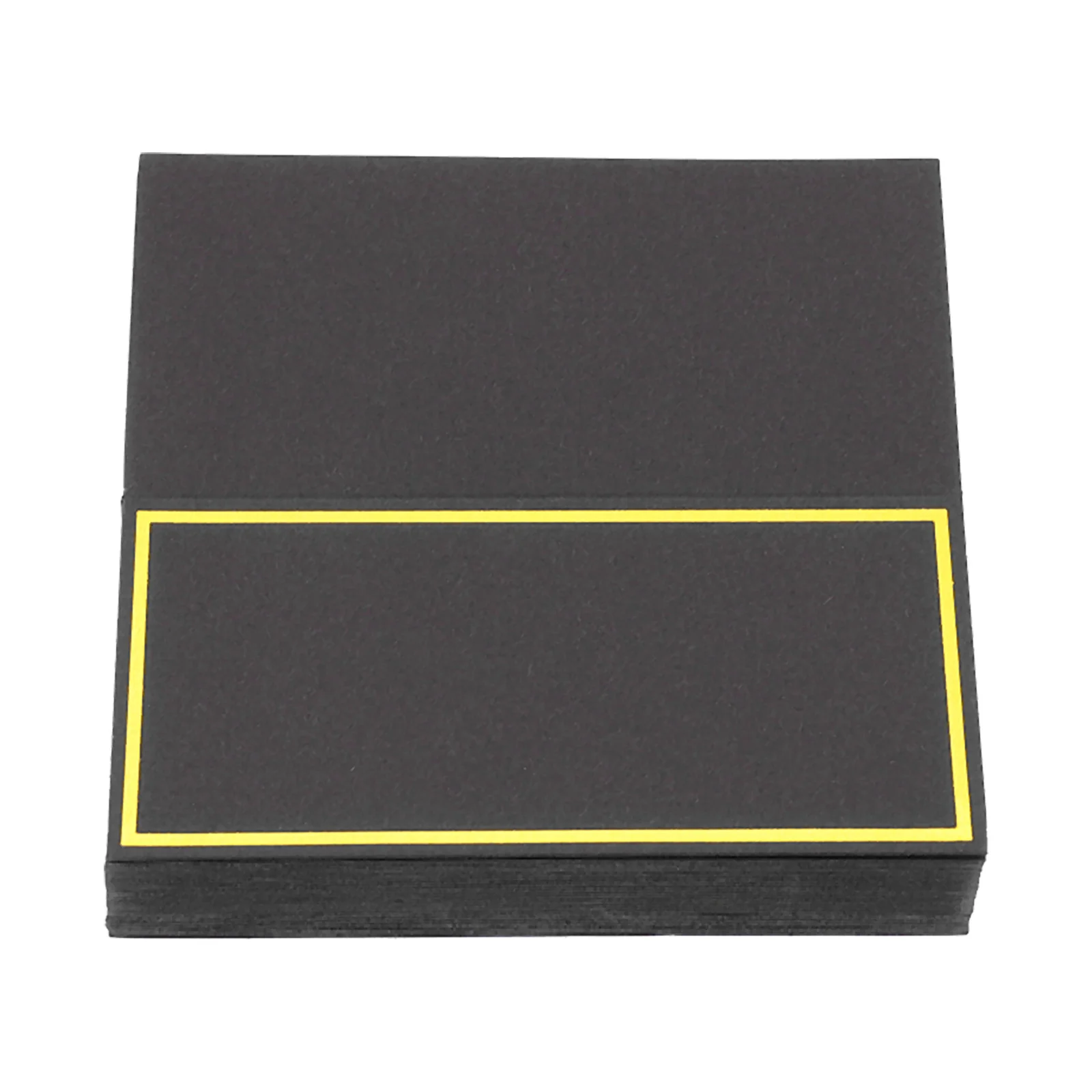 

50Pcs High Quality Reserved Table Cards Gold Foil Finish Blank Place Cards for Wedding Party Banquet Event Seat Identification