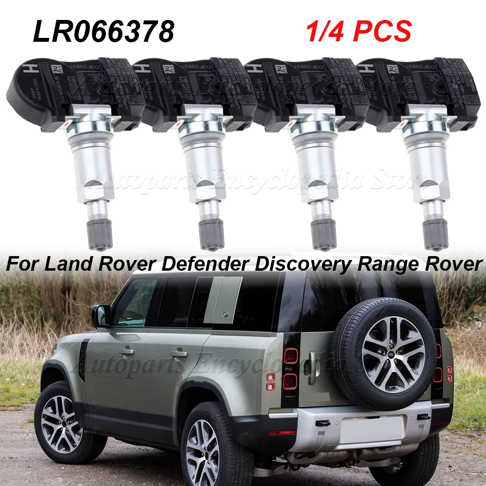 

Для Land Rover Defender Discovery Range Rover Range Rover Evoque LR 066378 LR 070840 1/4 шт. датчик давления в шинах TPMS 433 МГц