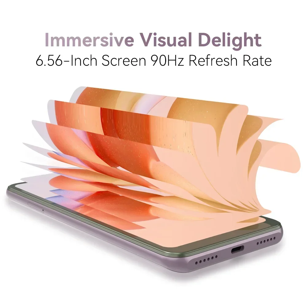 美品　CUBOT A10 SIMフリー スマホ本体　ピンク Android14 CUBOT A10 12GB + 128GB Display 6.56 Inch, 5100mAh Smartphone