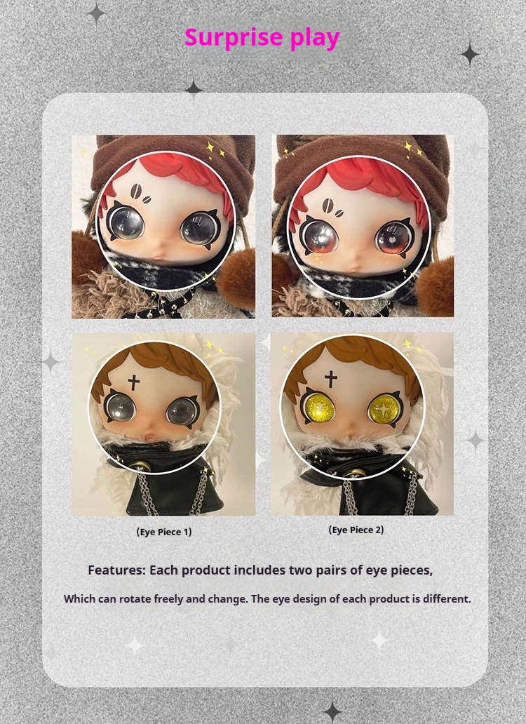 Owen street criança esmalte vinly caixa cega pingente moda figura presente da menina anime bonito saco pendurado presente de aniversário ornamento