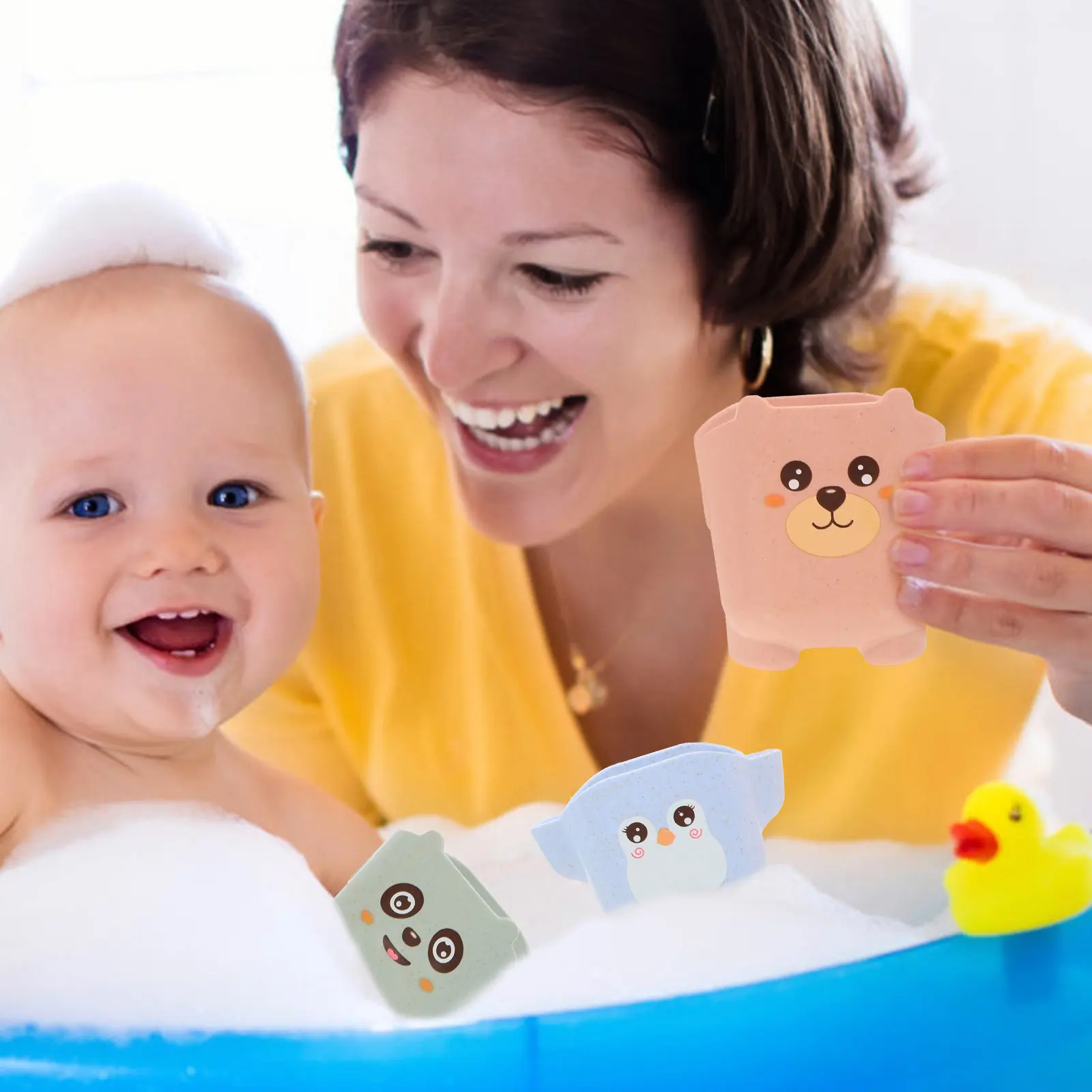 brinquedos-de-banho-para-bebes-copos-empilhaveis-coloridos-animais-pequenos-divertidos-para-o-banho