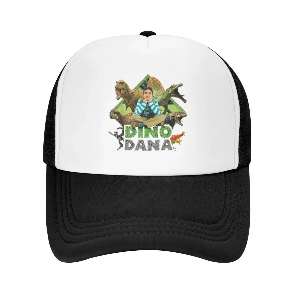 

Dino Dana Real Cap Fashion Casual Mesh Baseball Caps Adjustable Hat Hip Hop Summer Unisex Baseball Hats Polychromatic