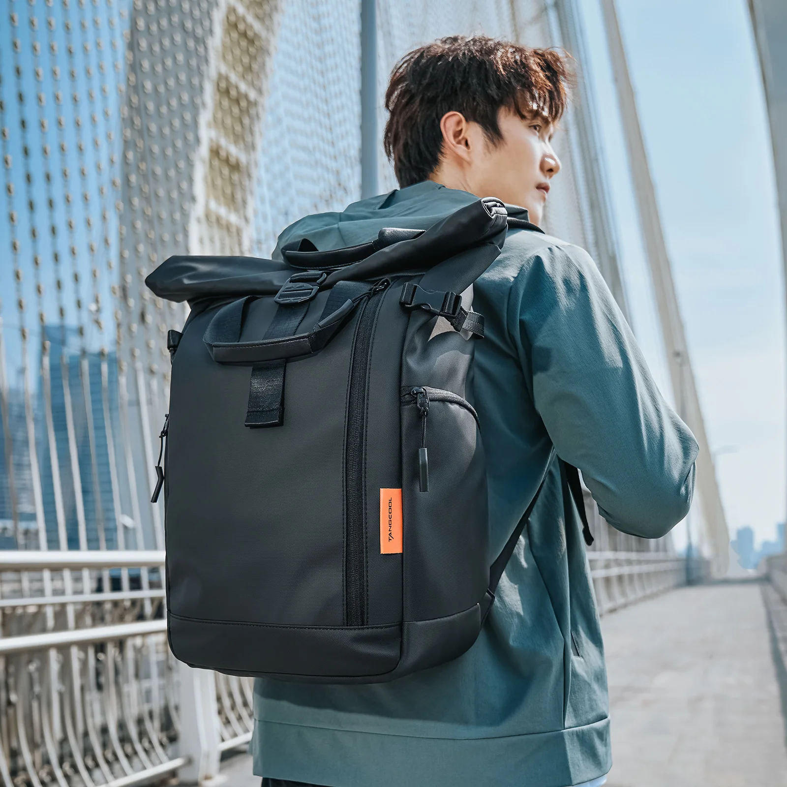 Men Backpack Waterproof  WomenTravel Expandable Large 15.6 In Laptop Bag Mochilas Urban Backpacks Men