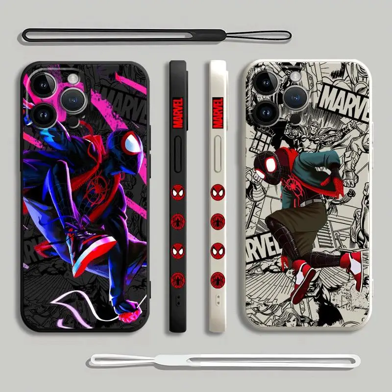 Marvel Spiderman Phone Case for Samsung Galaxy Note 20 Ultra Note 10 Plus 9 S9 S10 S8 Soft Silicone Cases Fashion