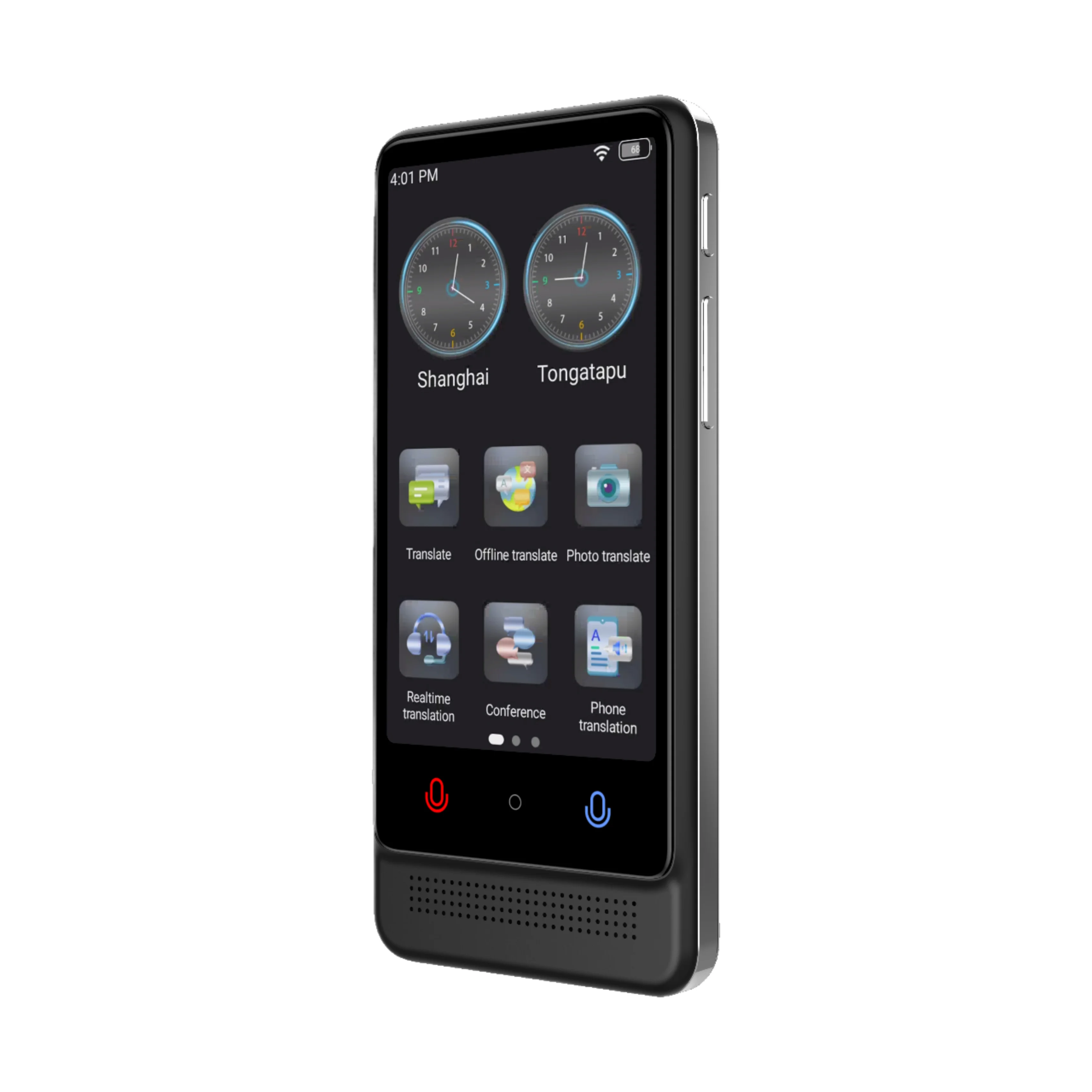 AI Chatgpt Android Portable Translators Multilingual Online Offline Translation Support BT WIFI Real-time Smart Translator M12