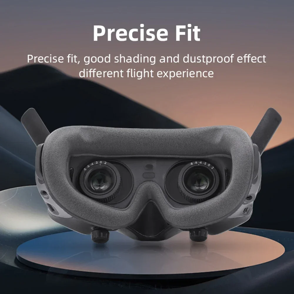 BRDRC Eye Mask Sponge for DJI Avata 2 Goggles 3 Protective Cover Comfortable Soft Face Plate Eye for Avata Glasses Accessories