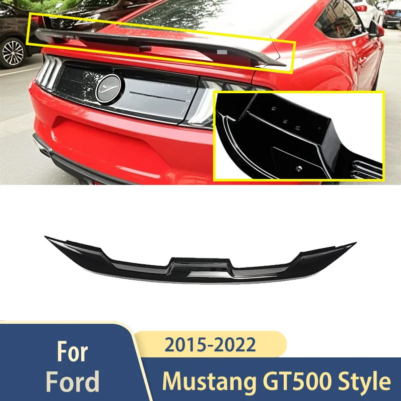

GT500 Style 2015 To 2022 Car Rear Spoiler Wing Accessories For Ford Mustang Car Exterior Tail Wing Diffuser Trunk Lip Splitter