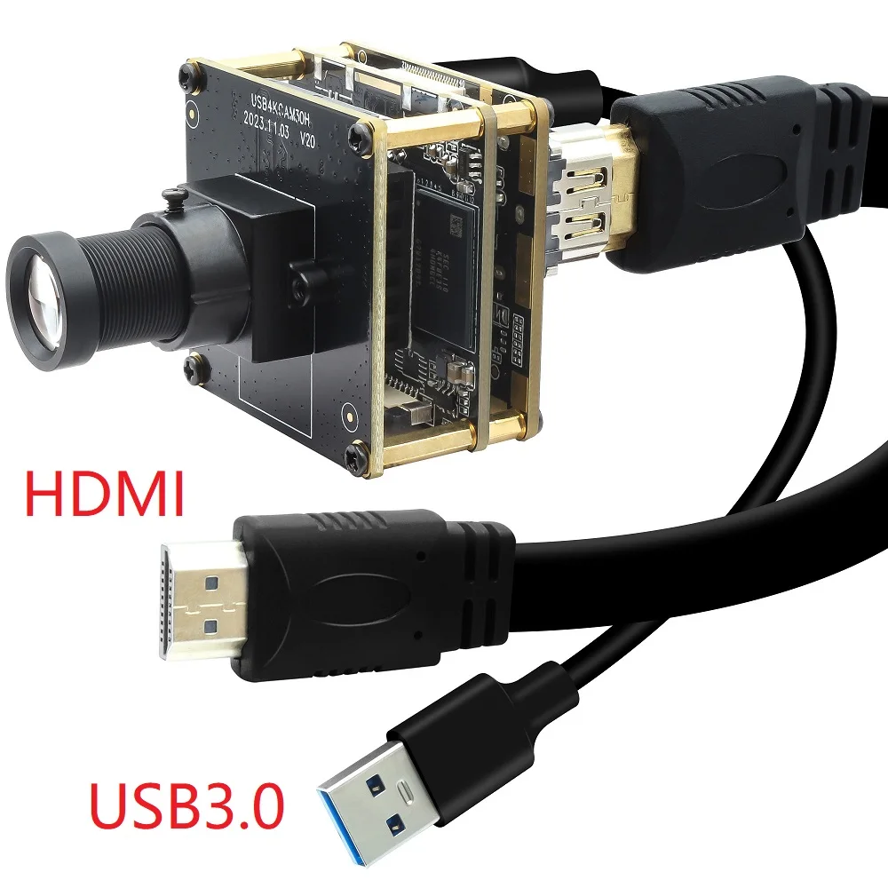 

Камера SVPRO USB3.0 HDMI 4K 60FPS Ultra HD IMX415 для прямой трансляции, видеоконференций, с объективами 12мм/16мм/25мм